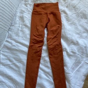 Alphalete orange leggings